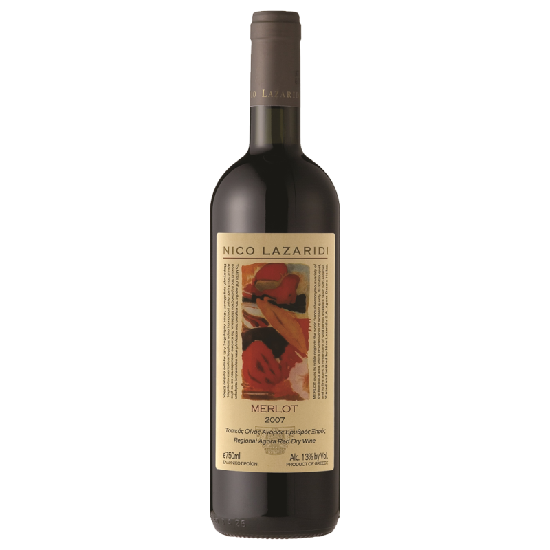 Merlot Nico Lazaridi 0.75lt, Ερυθρό, 2007