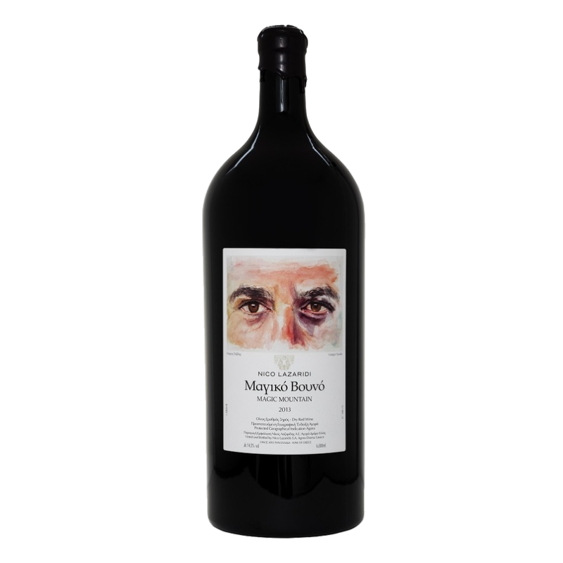 A 6lt bottle of Magic Mountain Red 2013